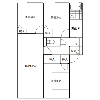 【間取り】 | グランシード | ※反転図面になります。