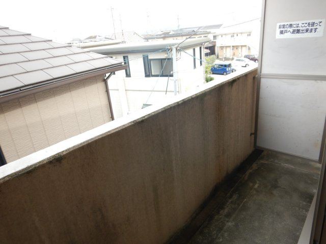 ネクストⅢのバルコニー|岡山市北区平野　ネクストⅢ　1K　バルコニー