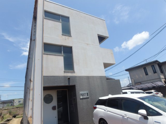 ネクストⅢの外観|岡山市北区平野　ネクストⅢ　1K　外観