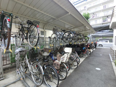 【駐車場】 | クオス川崎矢向 | 駐輪場♪