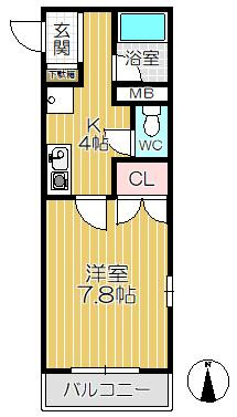 【間取り】 | ヴィラージュ七松
