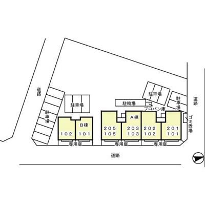 【区画図】 | ヴィラ・エスペランサＡ