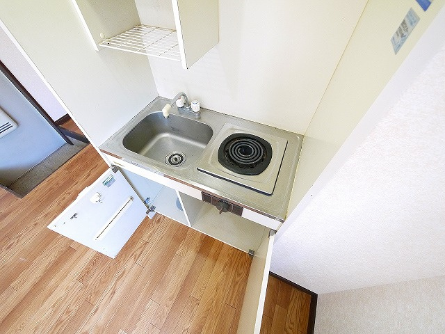 リバーサイドシングルのキッチン