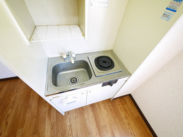 リバーサイドシングルのキッチン