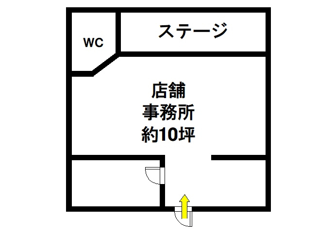廣井テナントの間取り