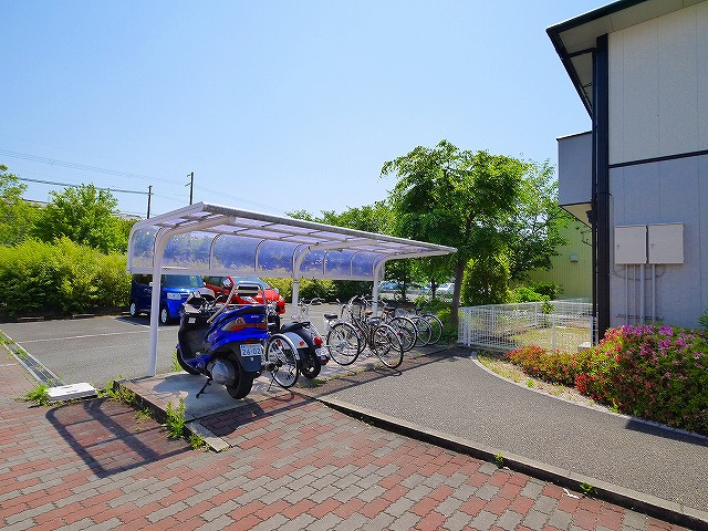 サンビレッジ天理Bのその他共用部分|駐輪場です
