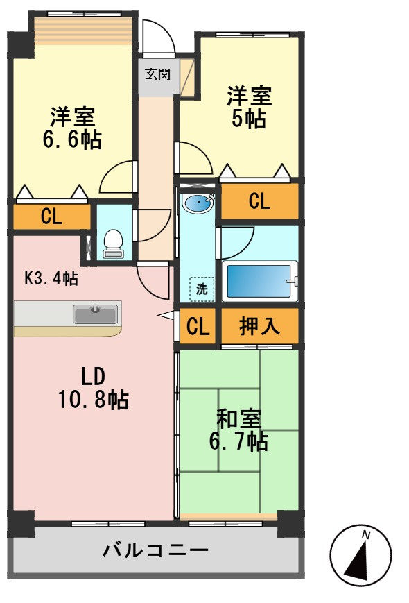 アスコットの間取り