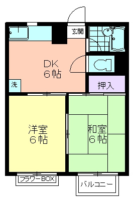 メゾンド東大和の間取り