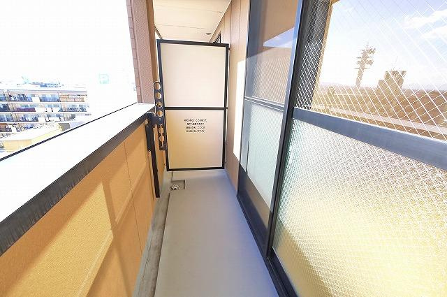 グリーンフィール大宮のバルコニー|洗濯物もしっかり乾く南向きバルコニー