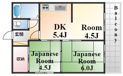 甲南メゾン深江の間取り