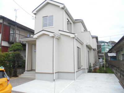【外観】 | 野田　上花輪新町　全1棟　１号棟　42坪 | 2380から2180から1980万円に価格変更。駐車場入れやすい。南向き庭付き。勝手口。