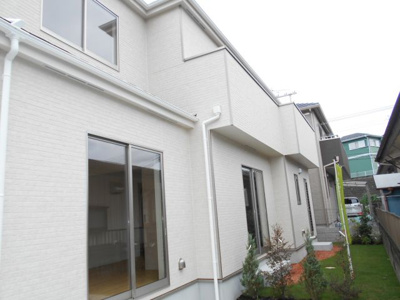 【外観】 | 野田　上花輪新町　全1棟　１号棟　42坪 | 2380から2180から1980万円に価格変更。駐車場入れやすい。南向き庭付き。勝手口。