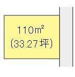 和歌山市本脇・土地・55313の区画図