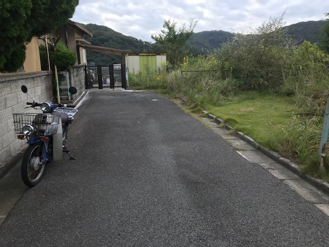 和歌山市本脇・土地・55313の前面道路含む現地写真