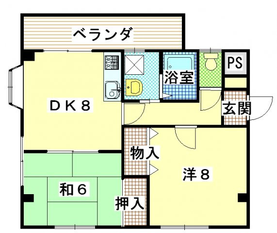 ファミール金岡の間取り