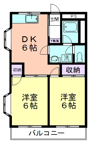 ラ・フルール久米川の間取り