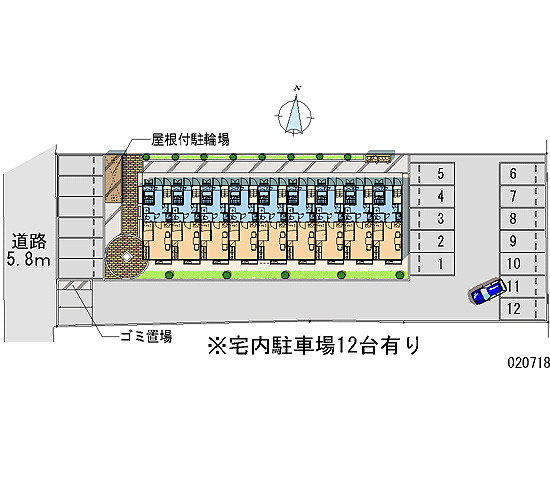 レオパレスフォンターナの地図