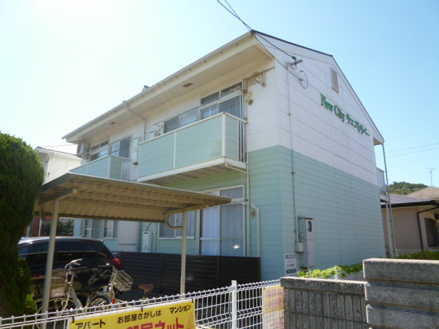 倉敷市林のアパートの外観