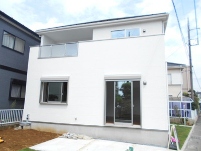【外観】 | 越谷市　南荻島　全1棟　1号棟　40坪 | 3298から3198万円価格変更。デザイン住宅。