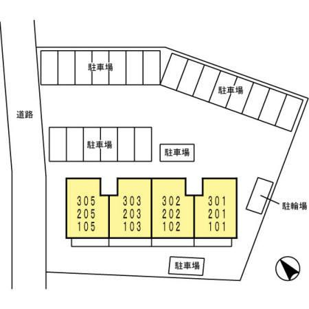 ルミエール新道のその他|配置図