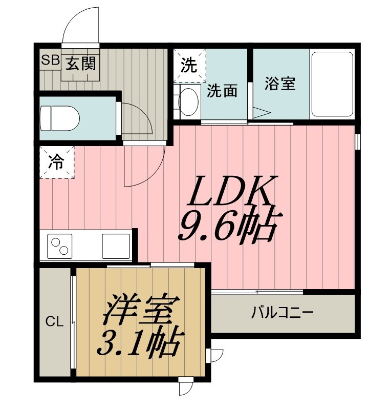 フォンティーナ本千葉の間取り