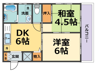 【間取り】 | エスポワール