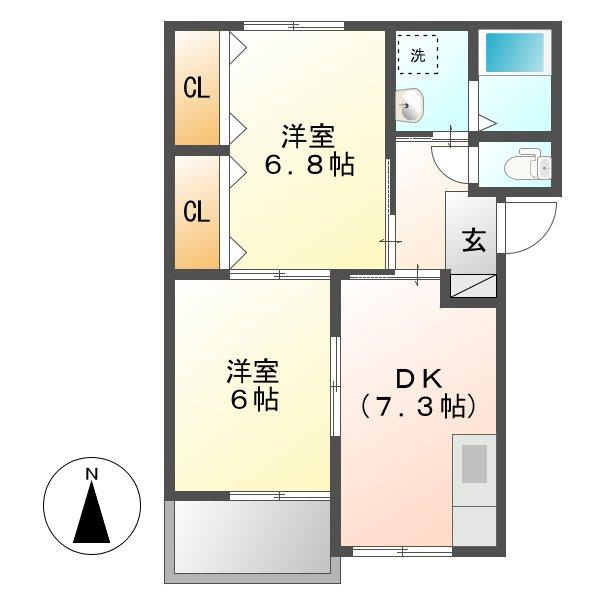 都窪郡早島町早島のアパート