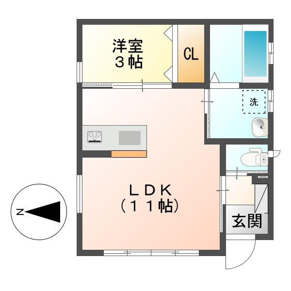 倉敷市大島のアパート
