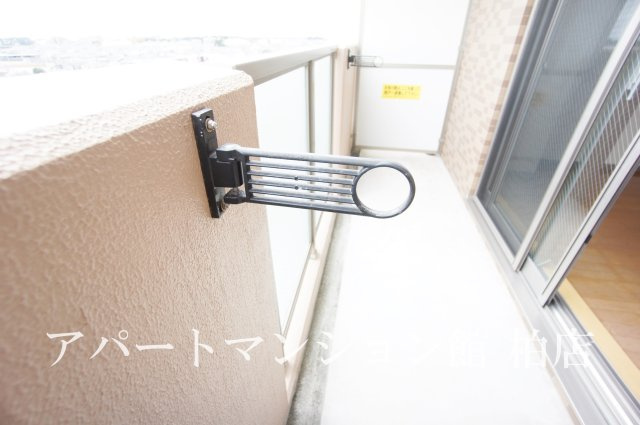 アルバ南柏のバルコニー