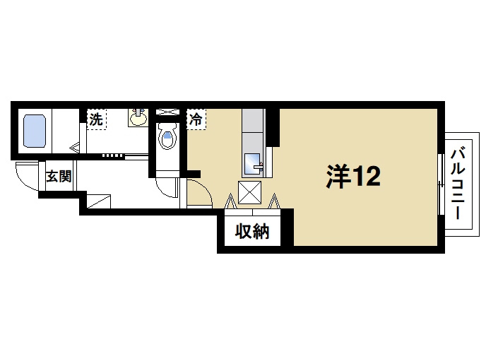 フォーリアの間取り|ゆったりとした間取りです。
