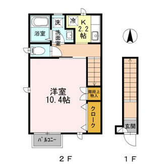 【間取り】 | アークグレイスⅡ
