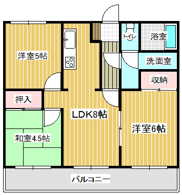 ロキシーウェルドの間取り