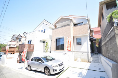 【外観】 | MLH善行みその台-NO.1【新築戸建】新価格！ | 善行みその台の１号棟・２号棟ともに完成済みです☆お好きな方をお選びいただけます☆