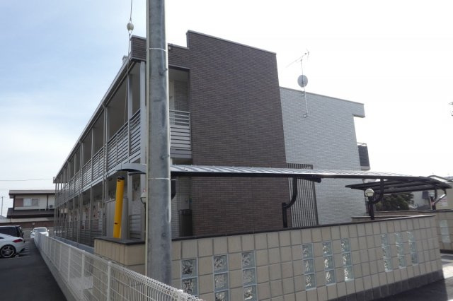 倉敷市高須賀のアパートの外観