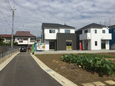 【前面道路含む現地写真】 | さいたま市桜区下大久保　新築分譲住宅全5棟・残1棟 | 前面道路含む現地写真です