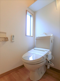 【トイレ】 | キューブタウン長田　Ｃ | ゆったりとした空間のトイレです