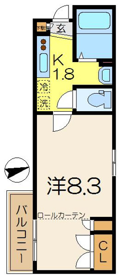 【間取り】 | テルトル・ルージュ３