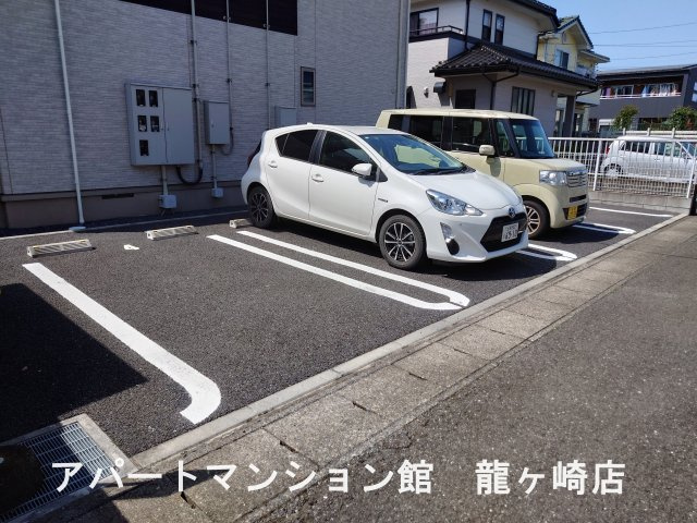 わかばパークの駐車場