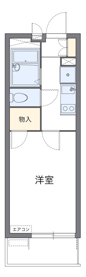 【間取り】 | ノーブル　シャトーⅡ