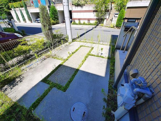 美鹿の台戸建の駐車場