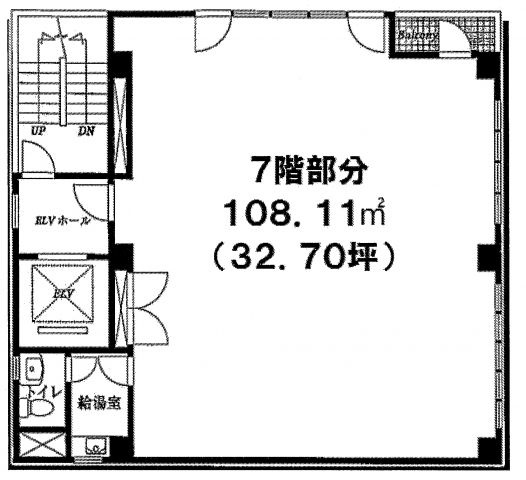 タクエー横浜西口第２ビルの間取り