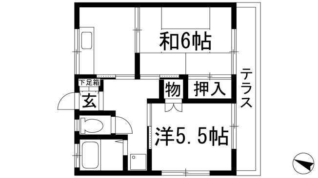 【間取り】 | イワオハイツ6番館