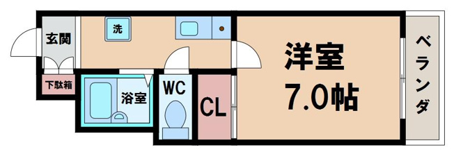 【間取り】 | ドルチェ北田辺
