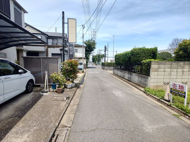 【前面道路含む現地写真】の画像