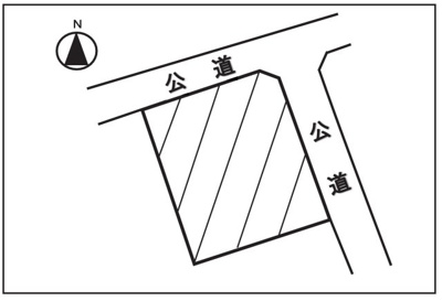 【区画図】 | 下諏訪町武居北 売地５ | 区画図