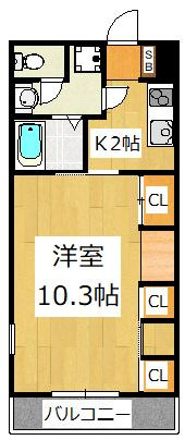 リブリ・エム・クレストの間取り