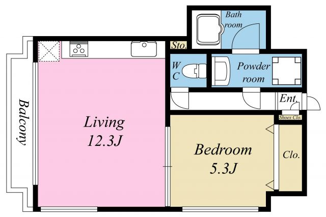 【間取り】 | 扇橋丸貞ビル