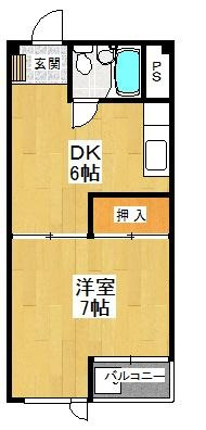 【間取り】 | ニューハイツ松川