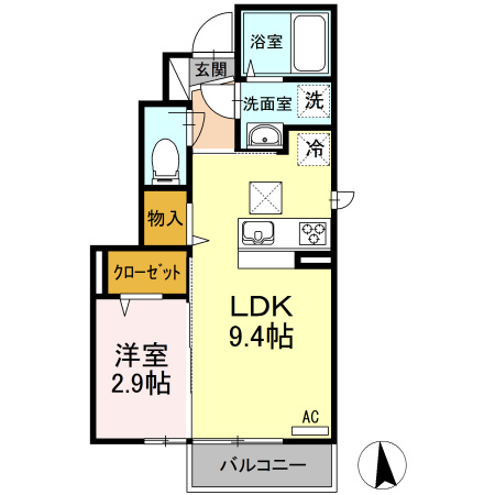 ヴェルコートの間取り