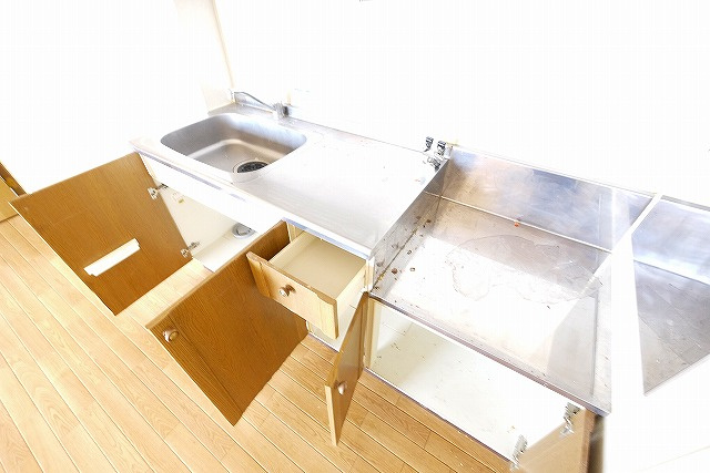 セジュール大安寺Ⅱのキッチン|使いやすいキッチンです